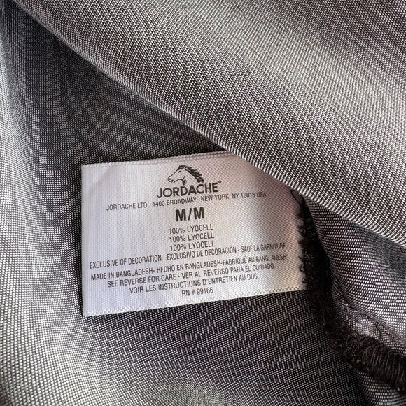 Jordache Gray Button Down Chambray Shirt | Size Medium - Picture 6 of 6